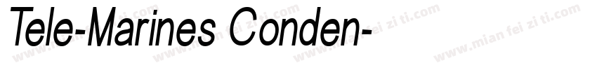 Tele-Marines Conden字体转换
